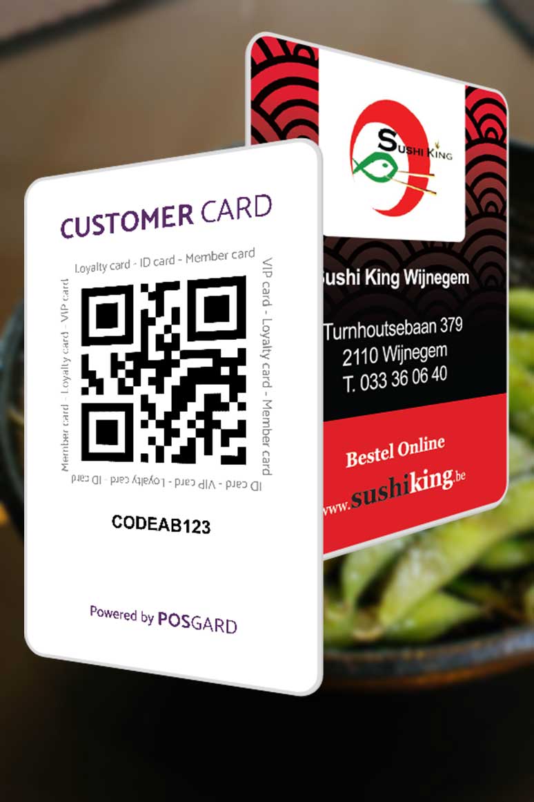 Klantenkaart Sushi King